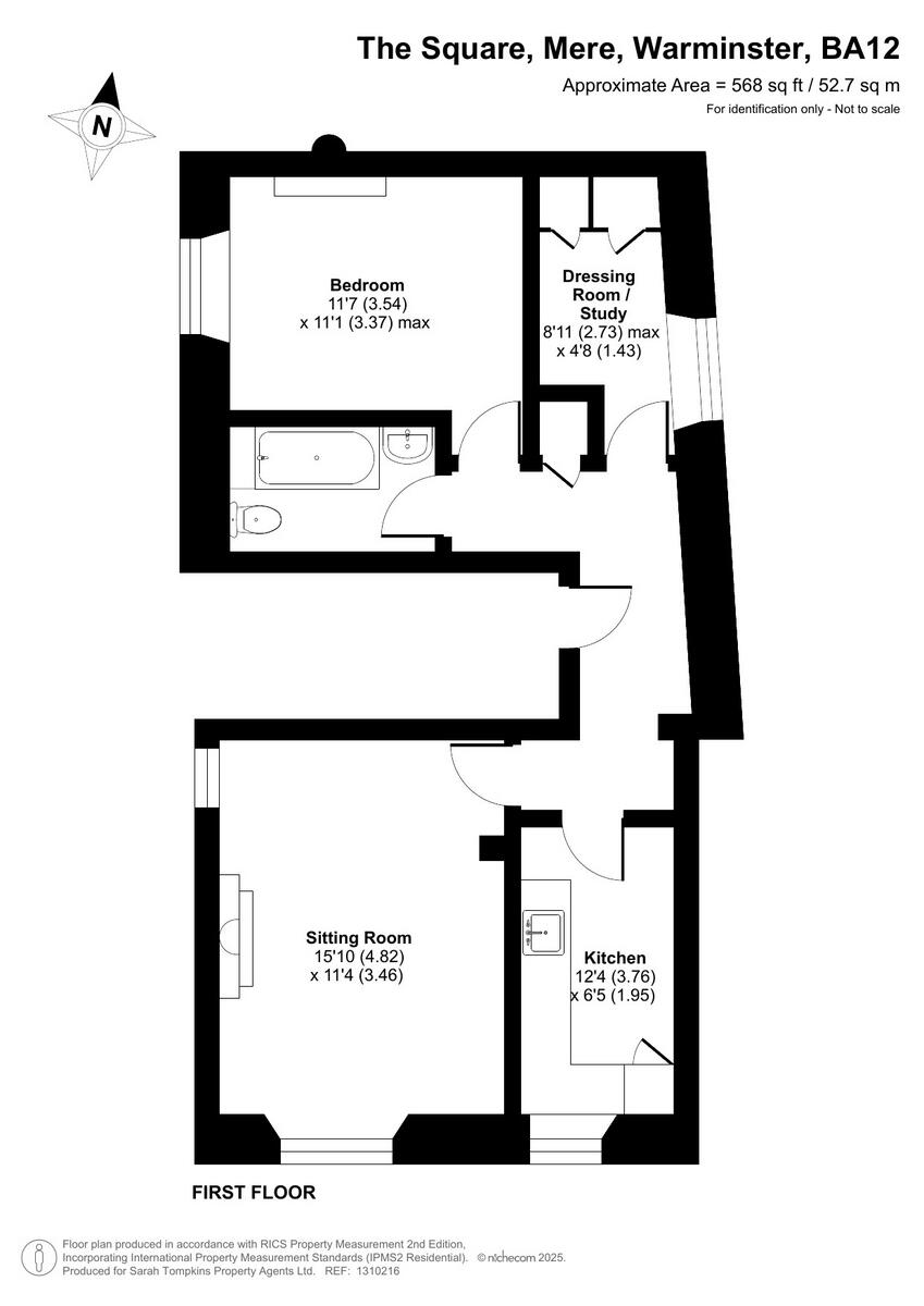 The Square, Mere, Warminster, BA12 floorplan