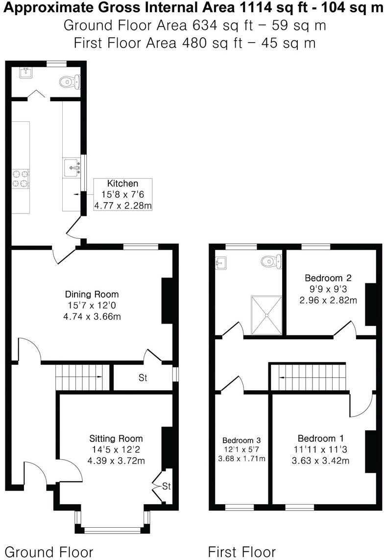 College Road, Guildford, GU1 floorplan