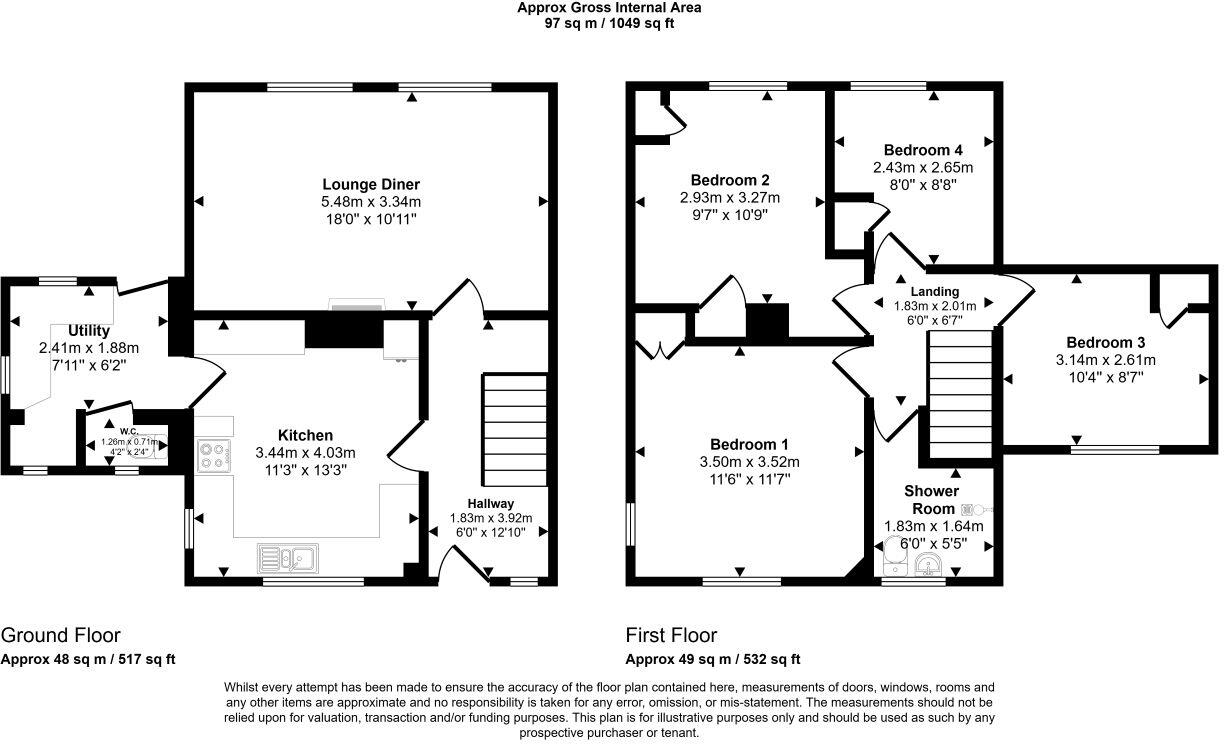 17 Dorchester Avenue, Bolton, BL2 5EE floorplan