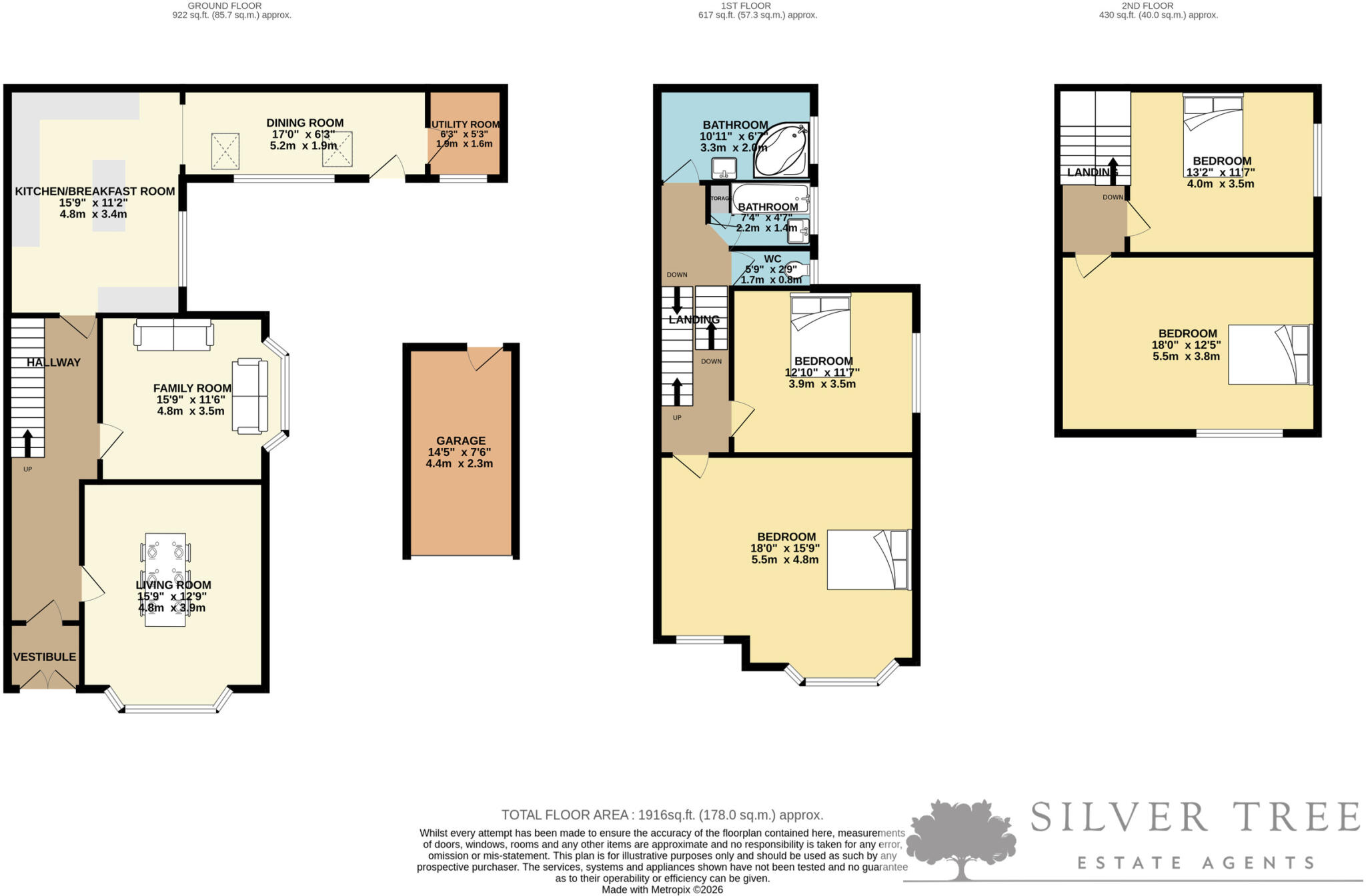 Grange Avenue, Scarborough, North Yorkshire floorplan