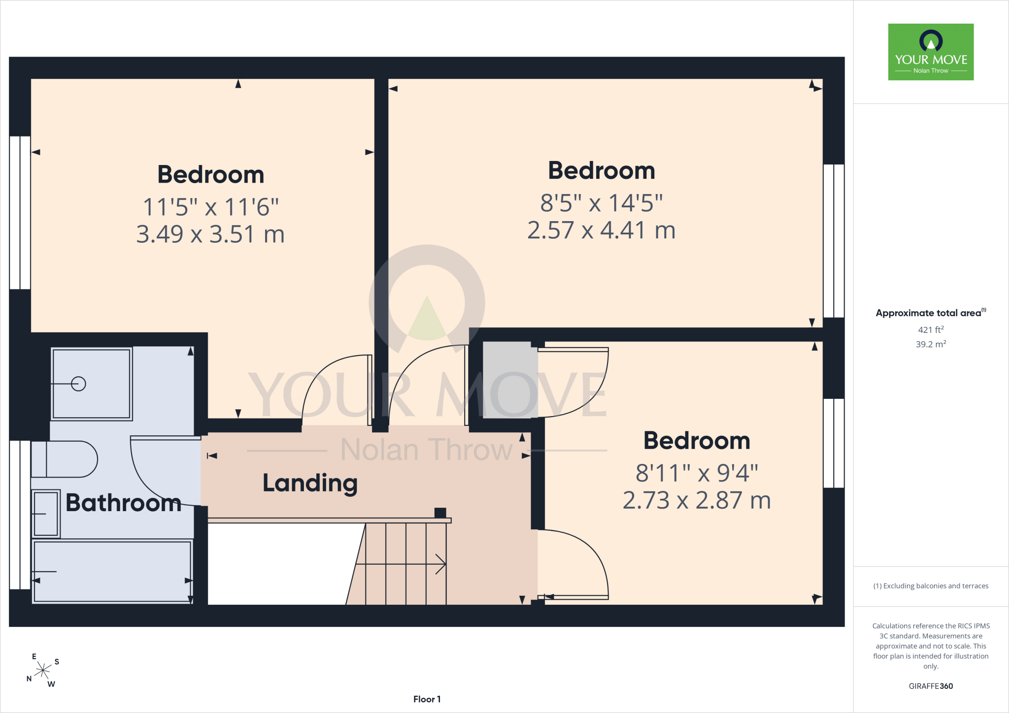 Nether Jackson Court, Blackthorn, Northampton, NN3 floorplan