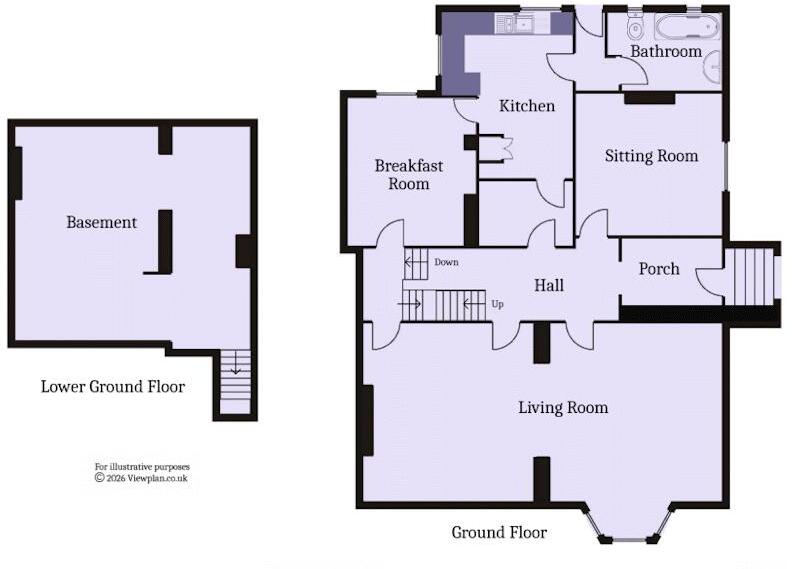 Rectory Road, Penarth floorplan