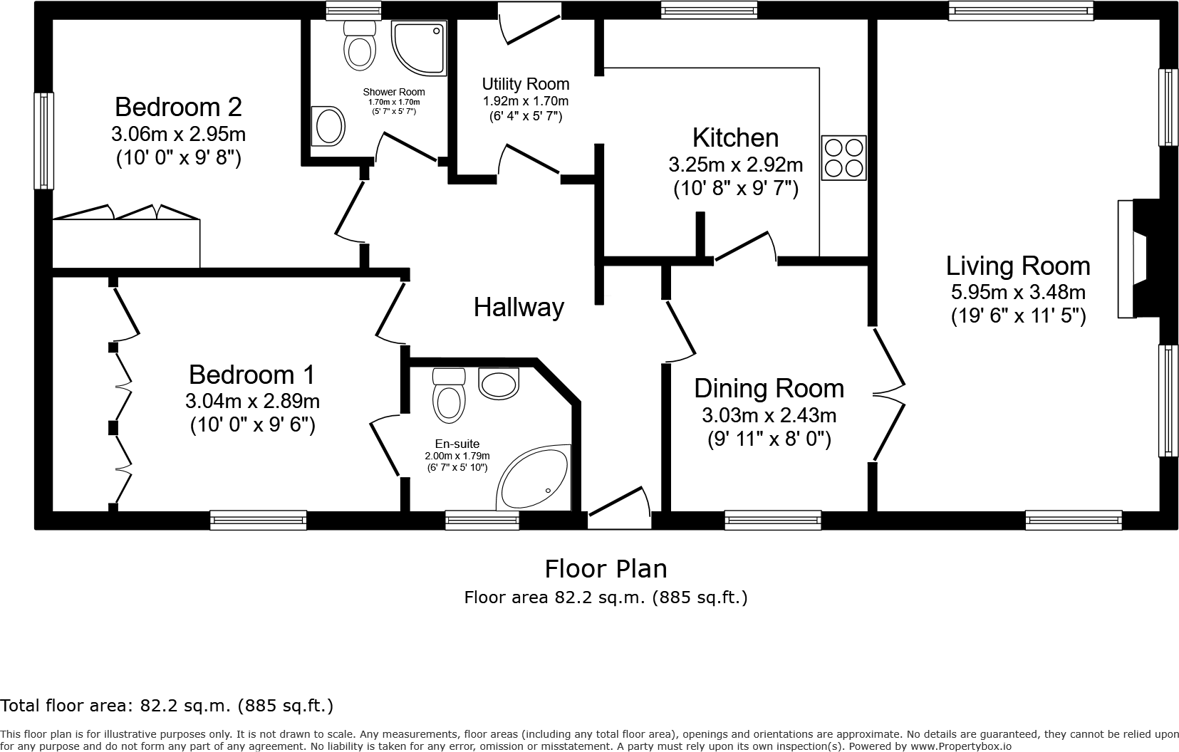 Exeter, Devon, EX5 floorplan