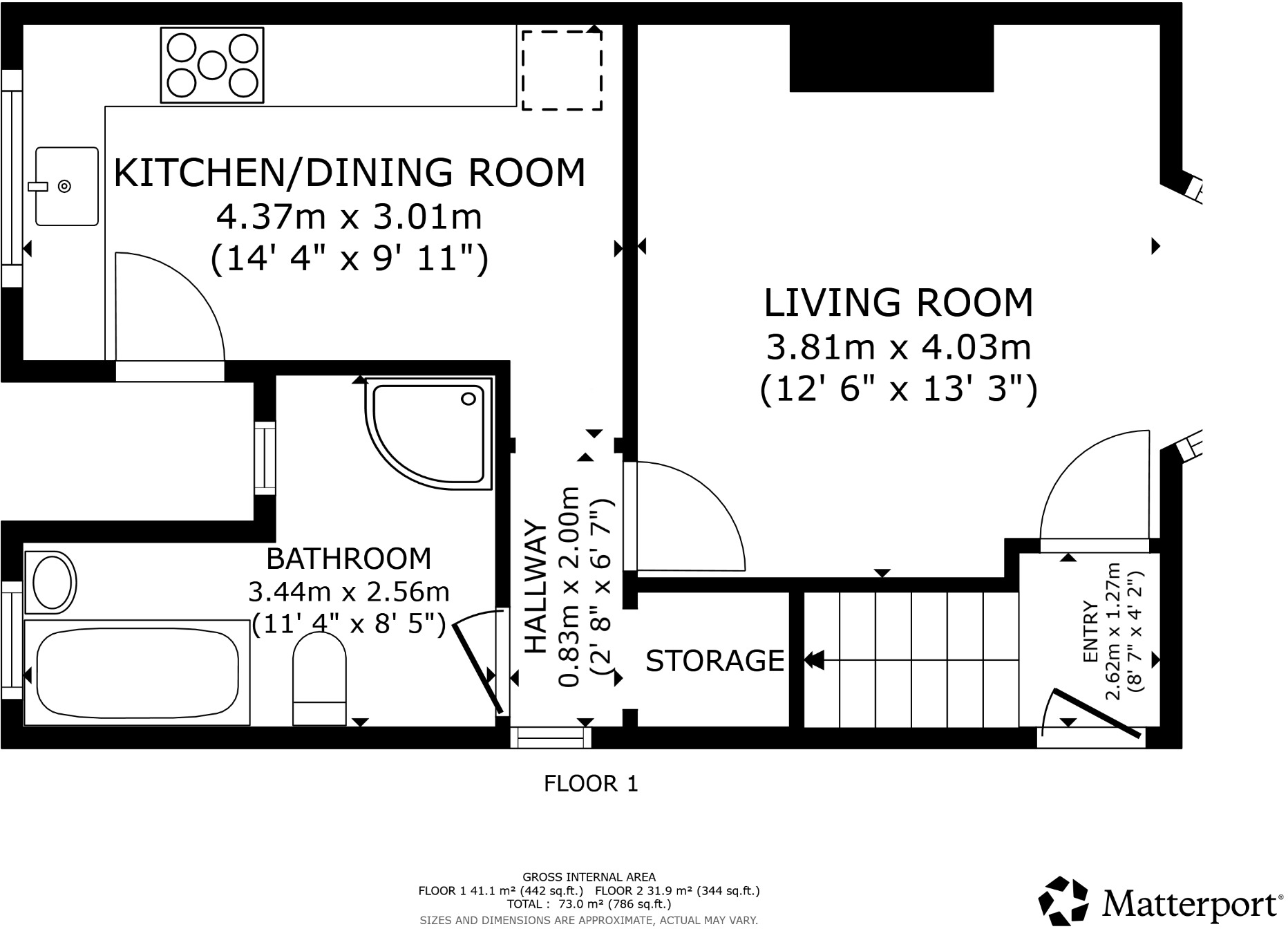 East Avenue, South Shields, Tyne and Wear, NE34 6PF floorplan