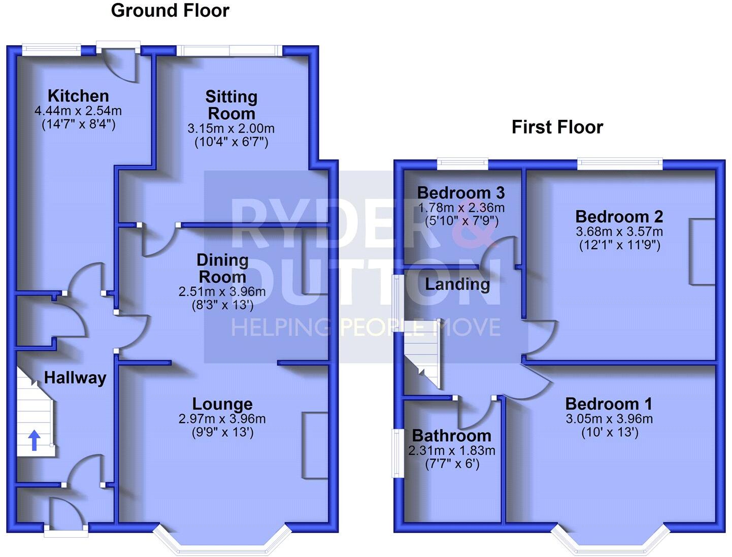 Ladhill Lane, Greenfield, Saddleworth, OL3 floorplan