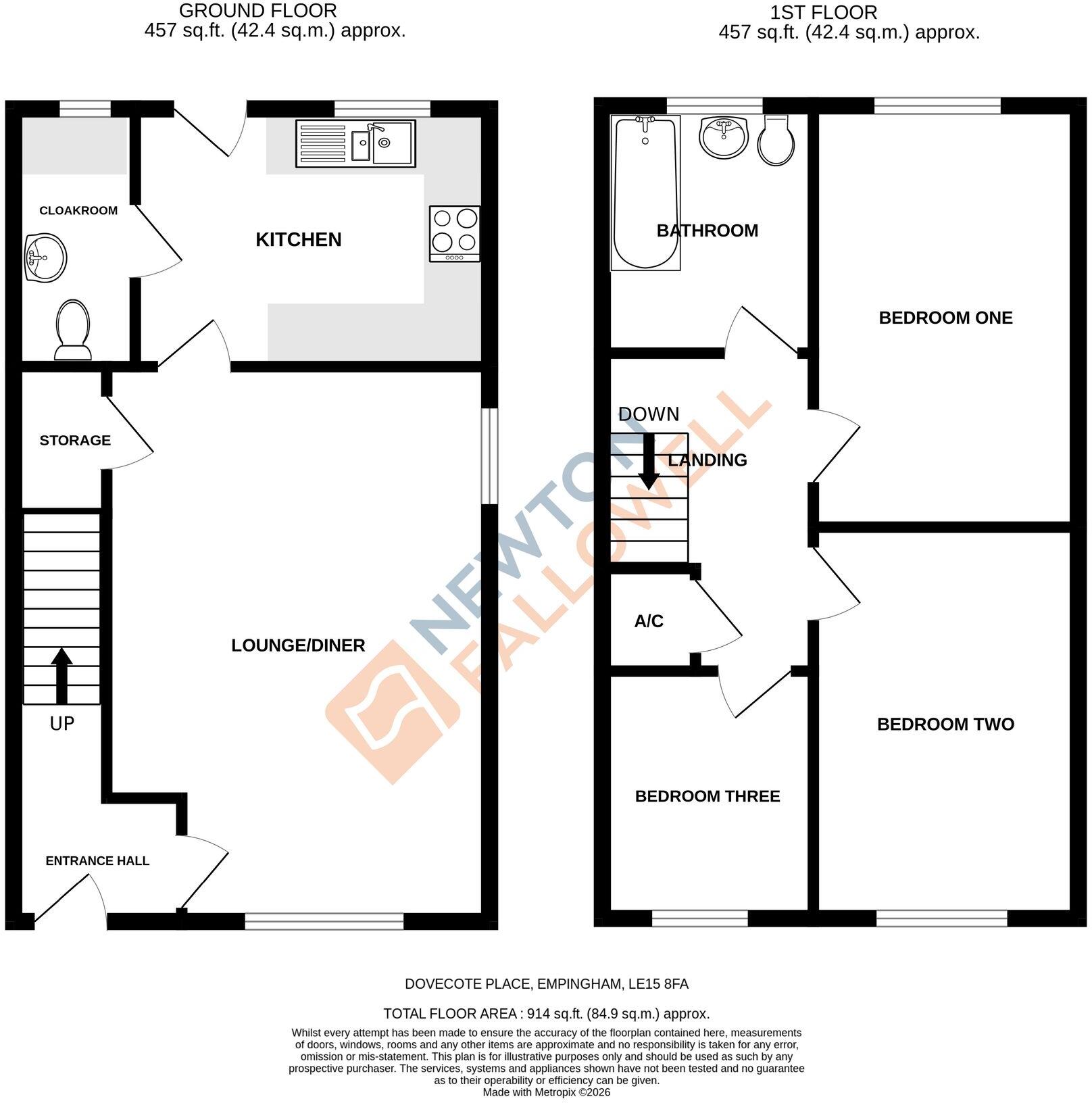 Dovecote Place, Empingham floorplan