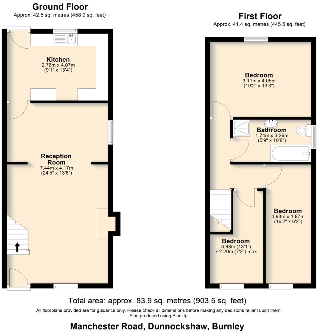 Manchester Road, Dunnockshaw, Burnley floorplan