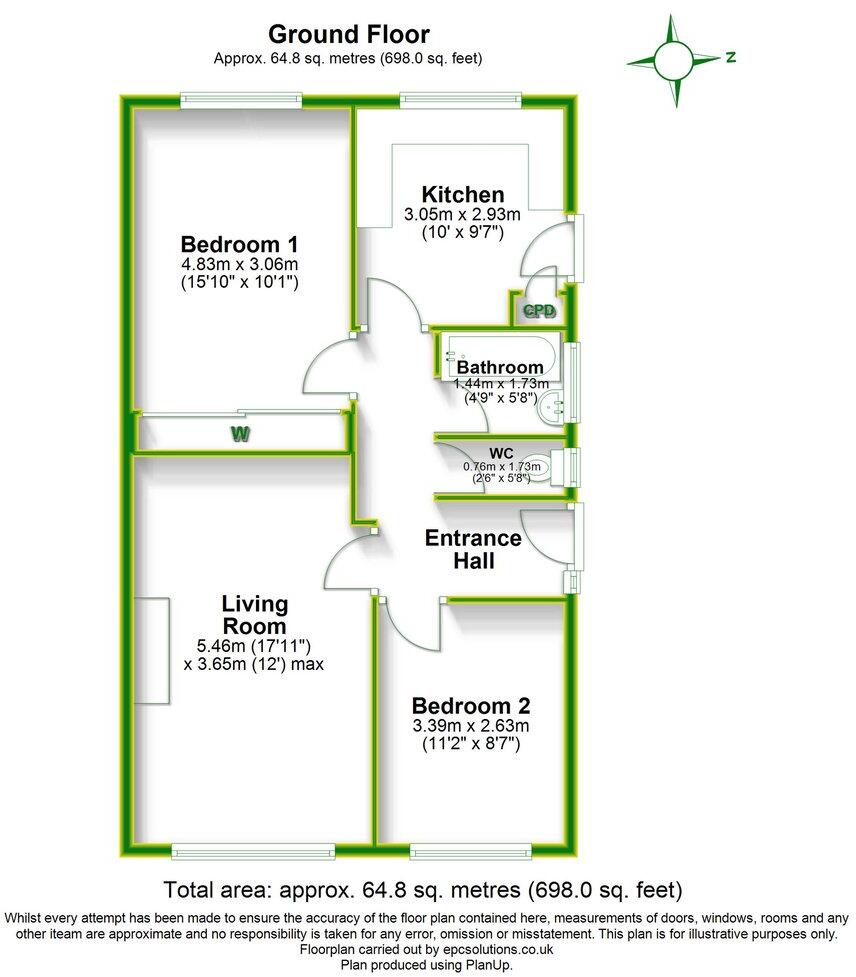 Townsend Avenue, Seaton, Devon, EX12 floorplan
