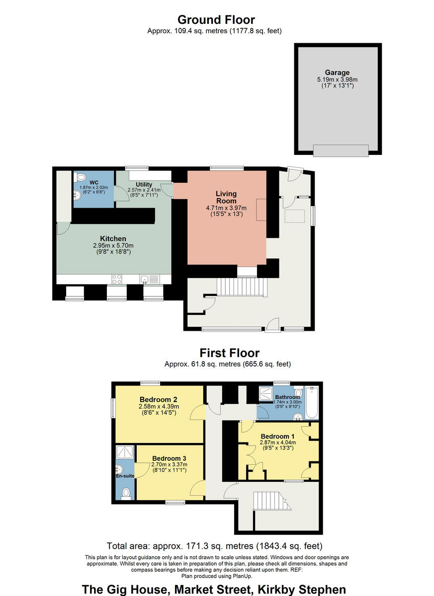 The Gig House, Kirkby Stephen floorplan