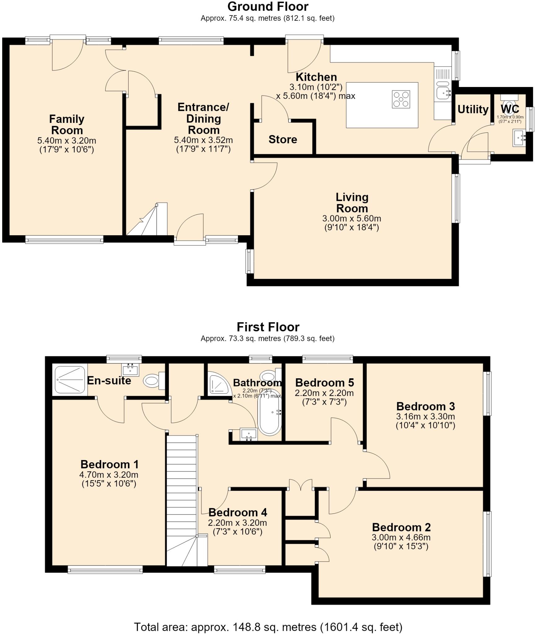 Hurst Avenue, Sale, Trafford floorplan
