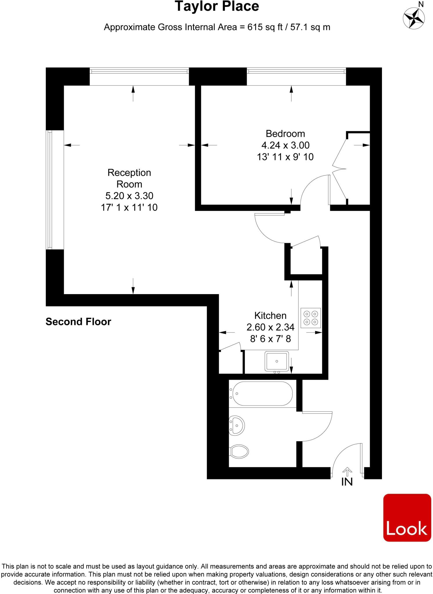 Taylor Place, Bow, E3 floorplan
