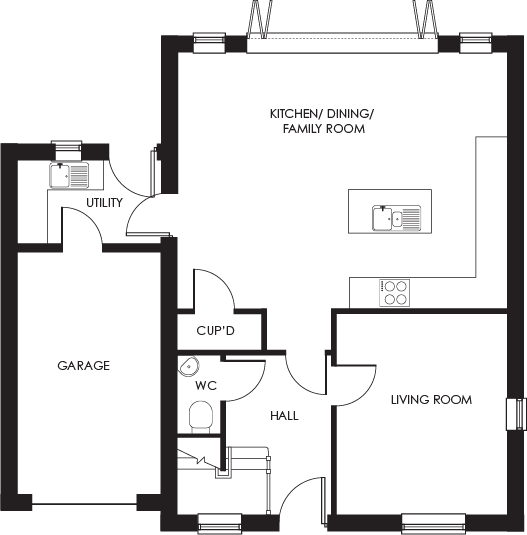 Derrington Meadows, WV16 floorplan
