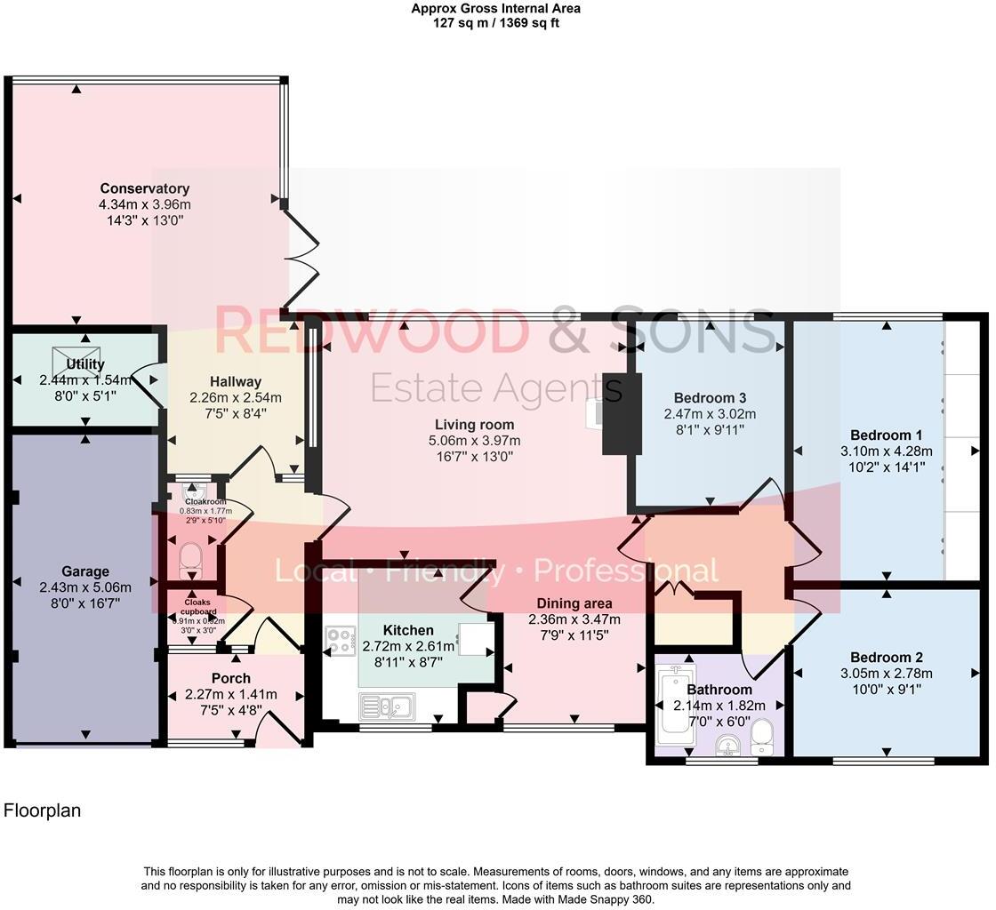 Springfield, Nyetimber, Bognor Regis floorplan