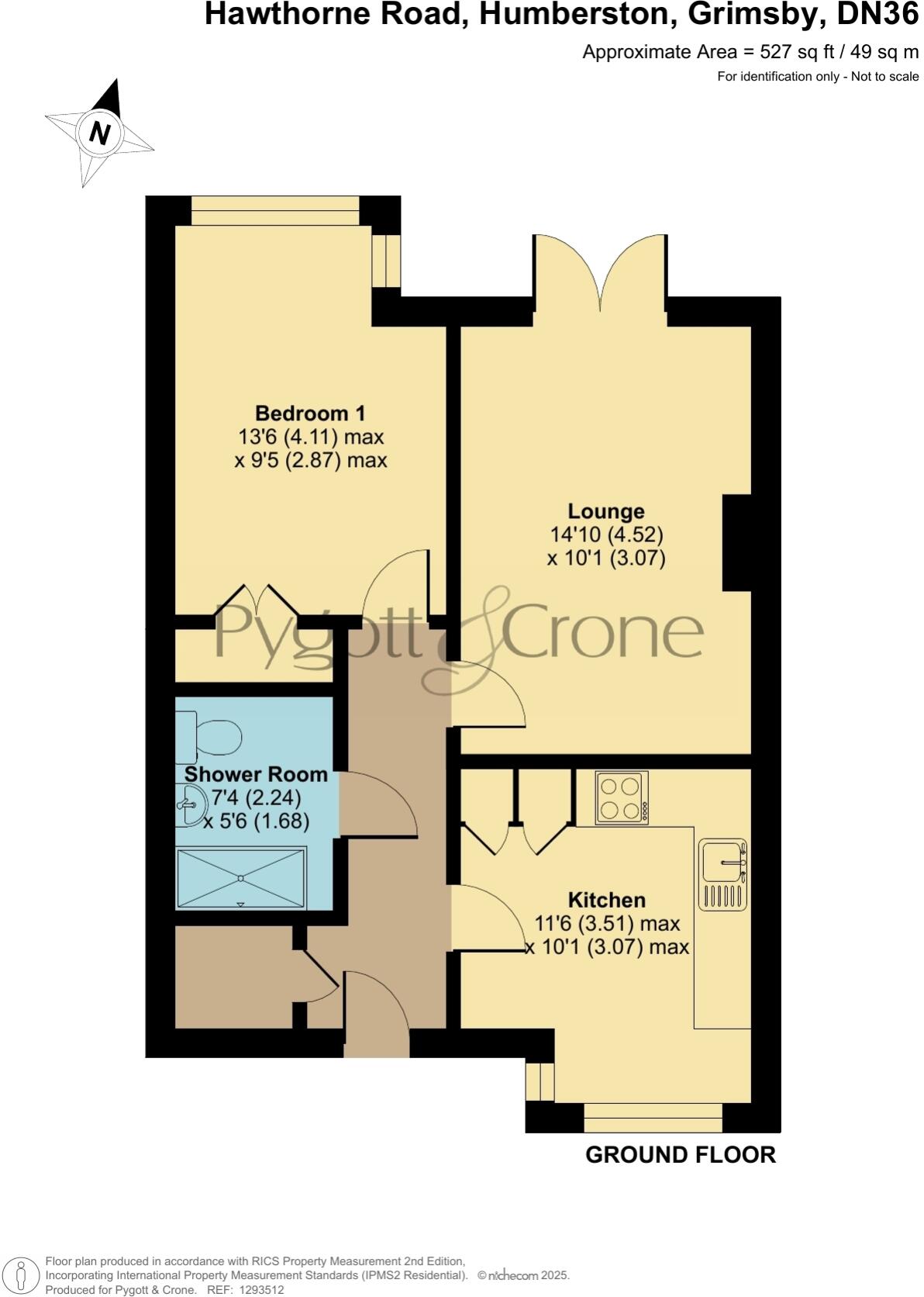 Hawthorne Road, Humberston, Grimsby, Lincolnshire, DN36 floorplan