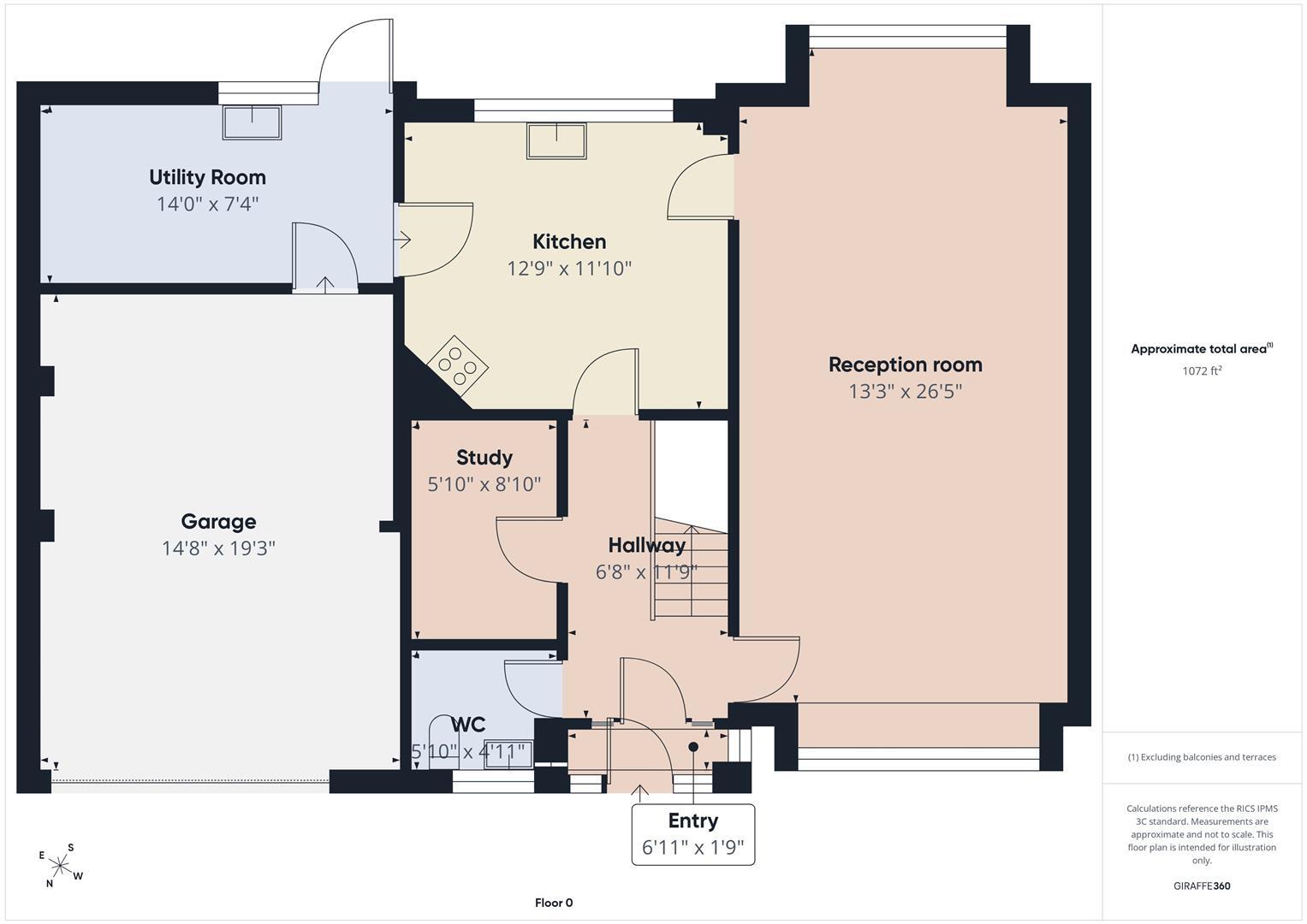 Darvall Close, Whitley Bay floorplan