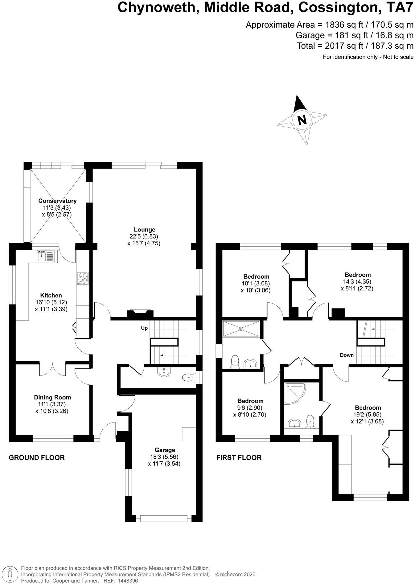 Middle Road, Cossington, TA7 floorplan