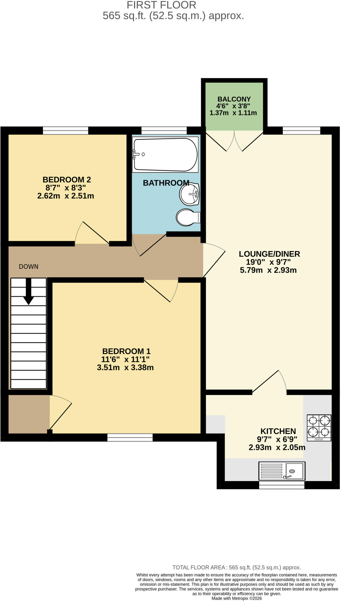 Cave Street, Hull, HU5 floorplan