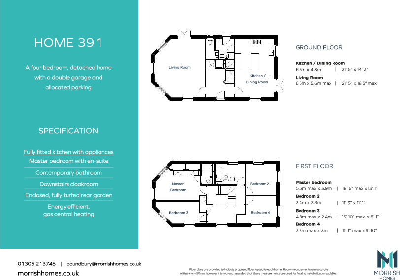 North East Quadrant, Poundbury, 
DT1 3SU floorplan