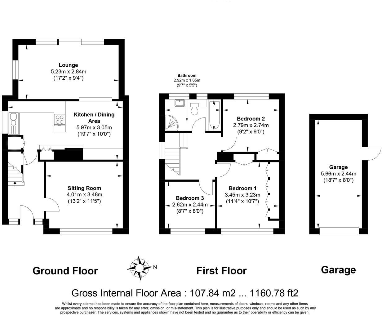 St. Peters Walk, Billericay floorplan