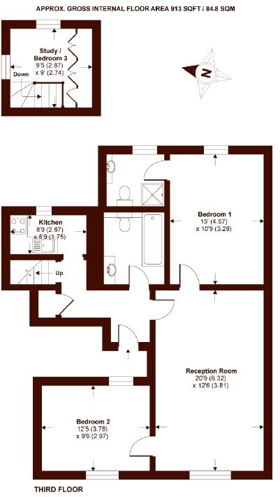 Redcliffe Gardens, Chelsea, London, SW10 floorplan