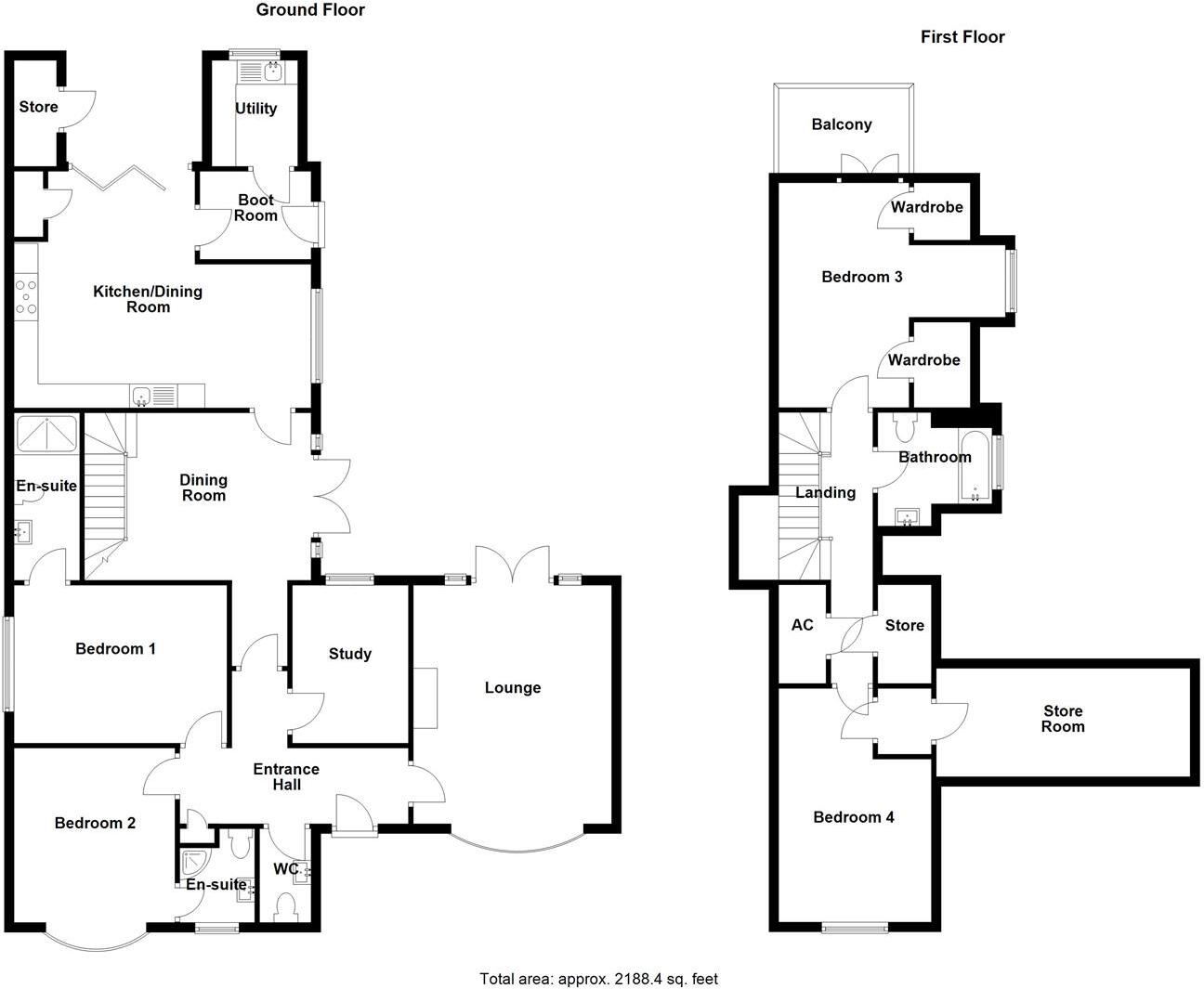 Caradon, 44 Shrewsbury Road, Church Stretton, SY6 6EU floorplan
