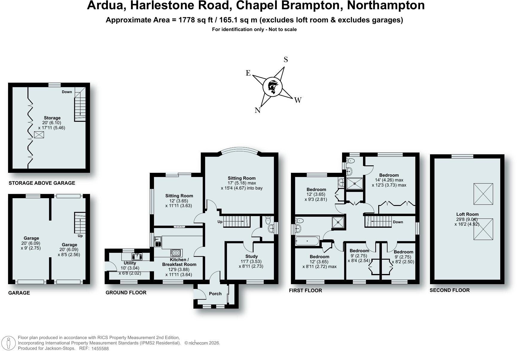 Harlestone Road, Chapel Brampton, Northampton, Northamptonshire, NN6 floorplan