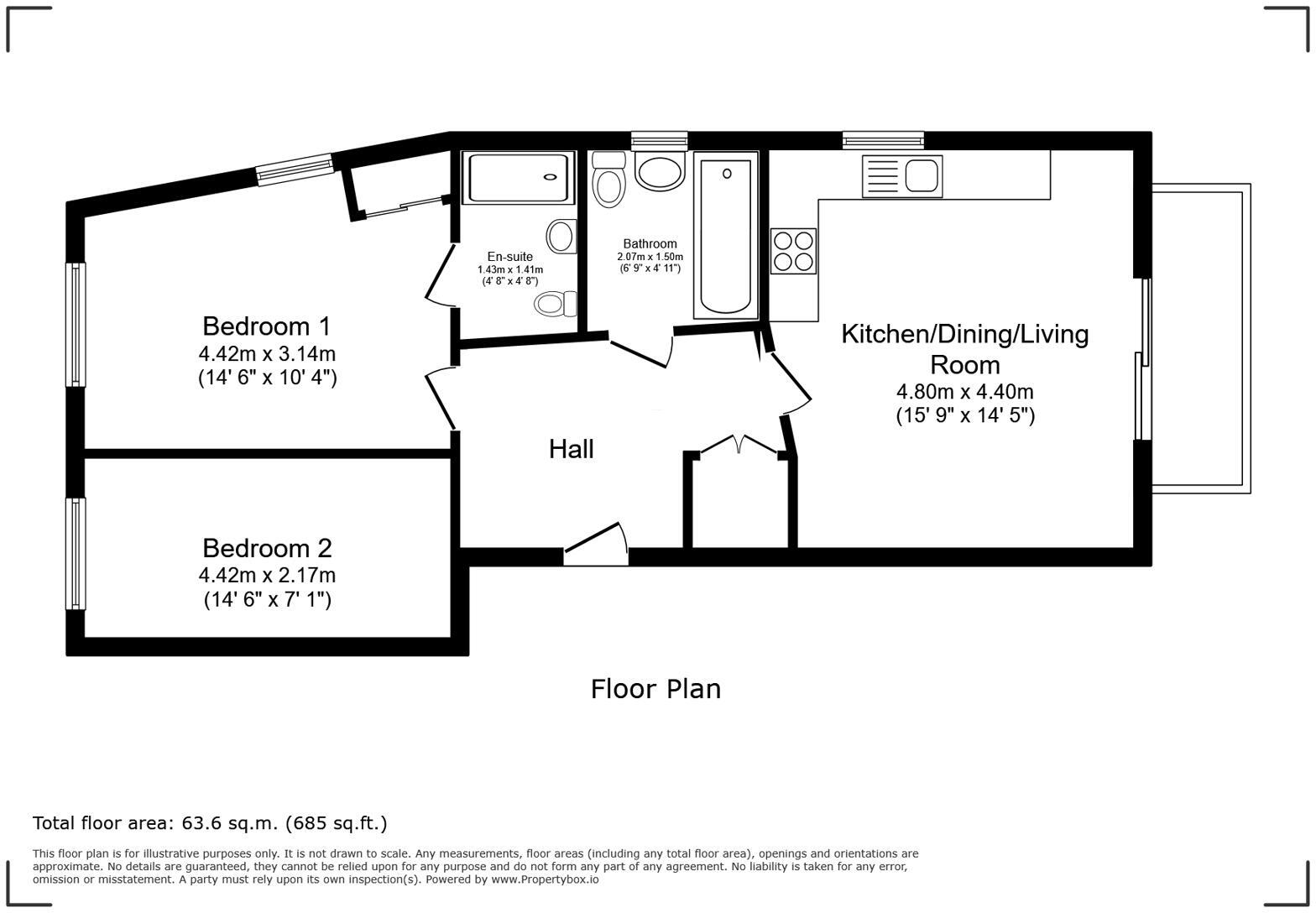 Cunard Square, Chelmsford, Essex floorplan