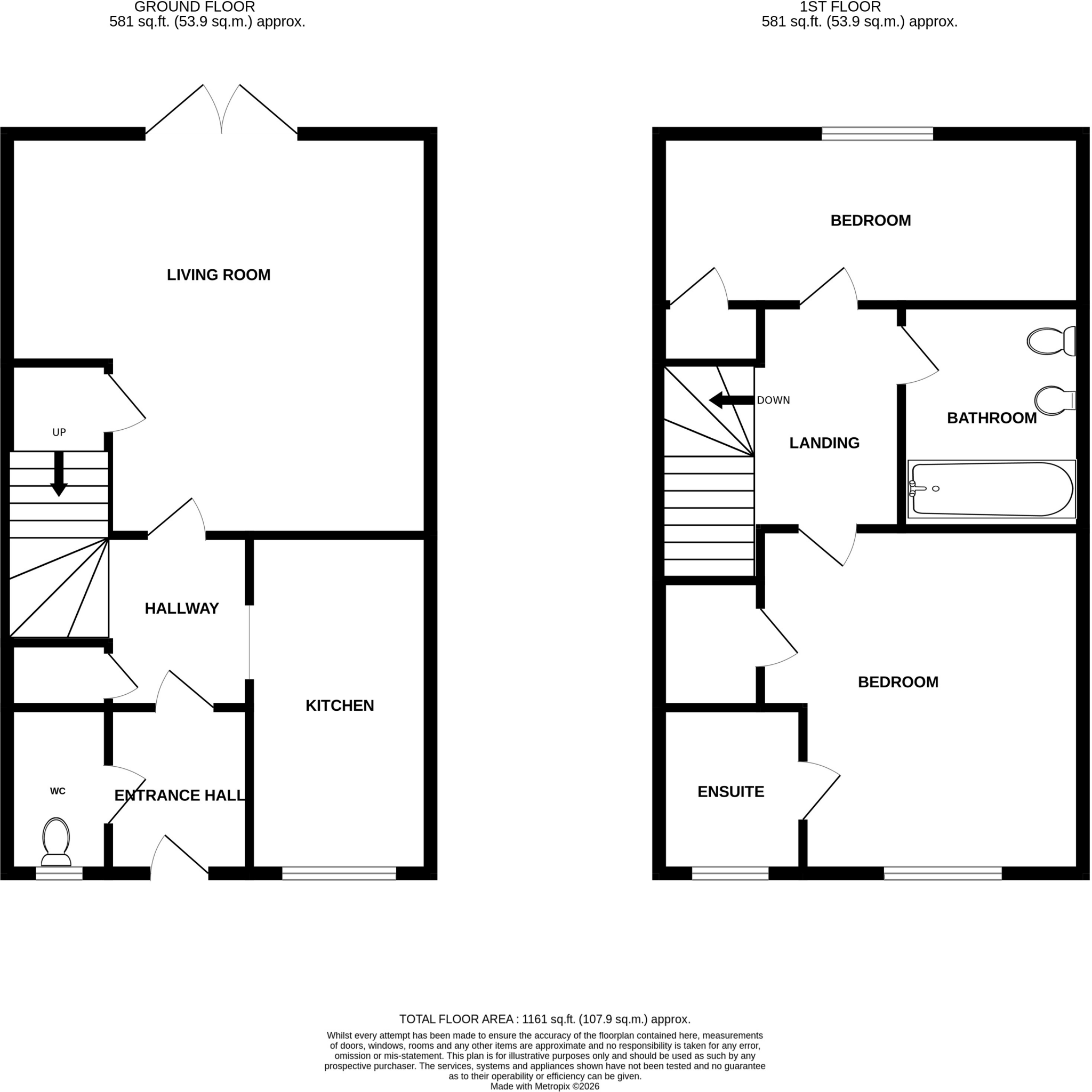 Tarecroft Way, Rivenhall, Witham floorplan