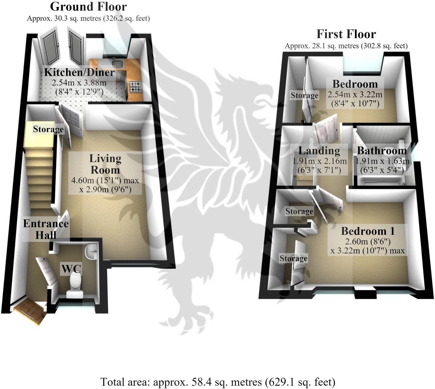 Sillars Green, Malmesbury, SN16 floorplan