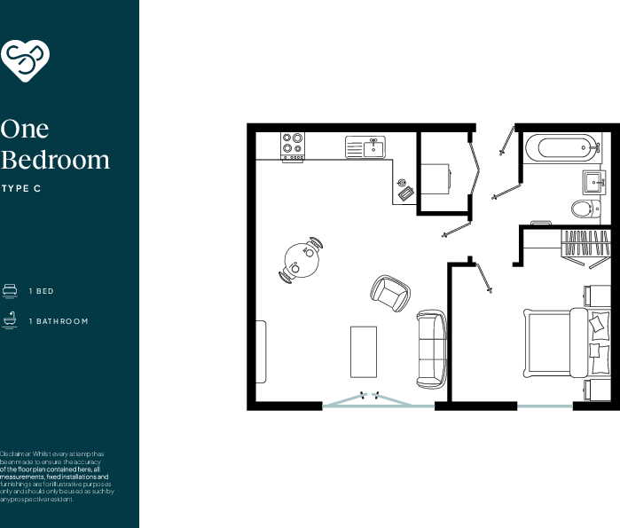 Flat F10, Sherborne Place, Sherborne Street, Birmingham, B16 8FN floorplan