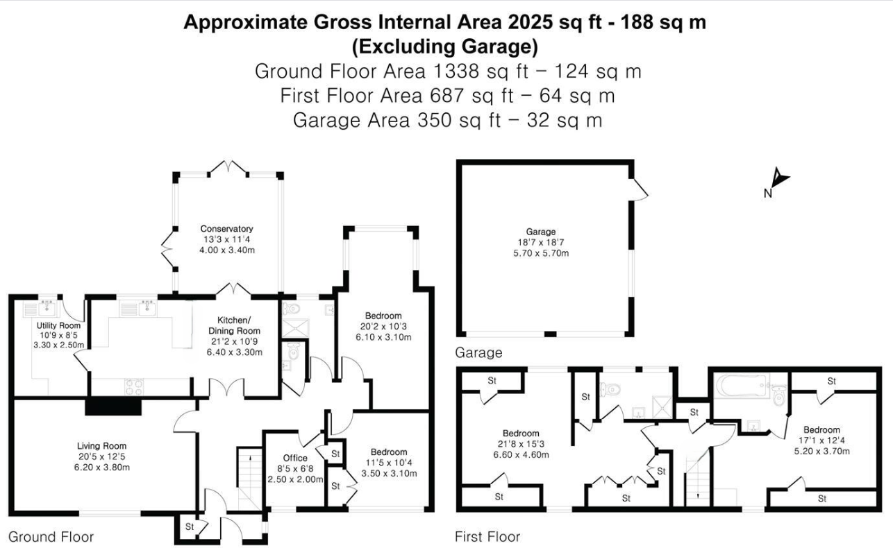 Wicken Road, Wicken Bonhunt floorplan