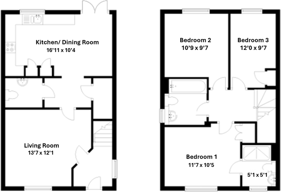 Staplehurst, Kent floorplan