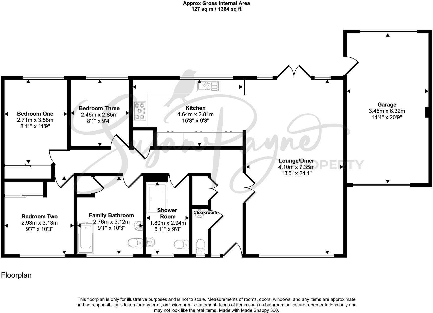 2, Spencer Close, Ryde floorplan