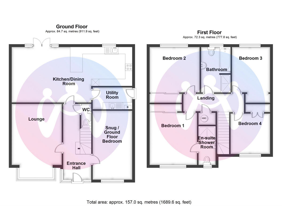 Tai Newydd, Pentre Berw, Anglesey, LL60 floorplan