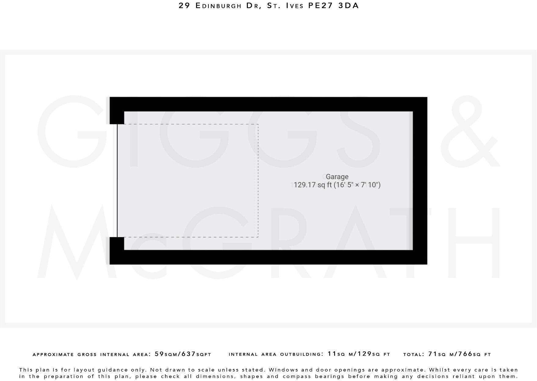 Edinburgh Drive, St. Ives, Cambridgeshire, PE27 3DA floorplan