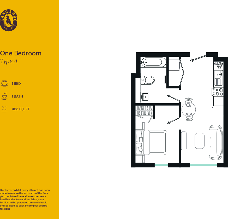 Flat 536, Kangaroo Works, Rockingham Street, Sheffield floorplan