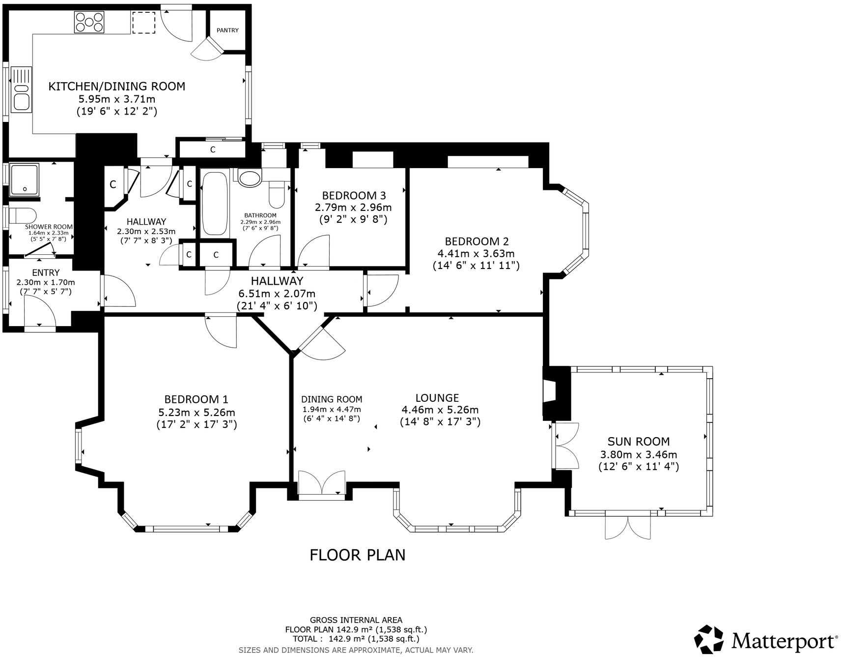 120 West King Street, Helensburgh, G84 8DQ floorplan