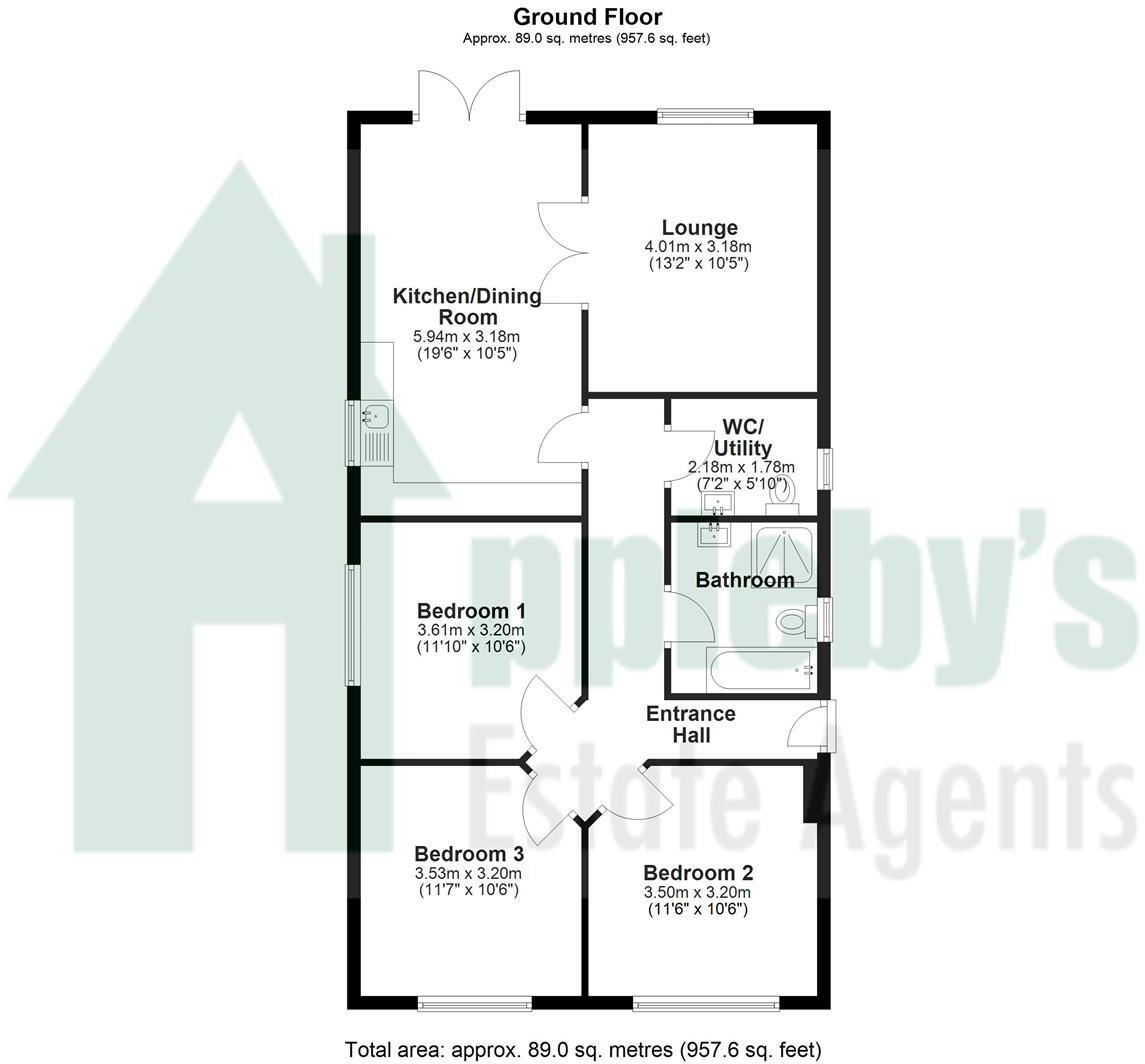 Tuffley Lane, Tuffley, Gloucester floorplan