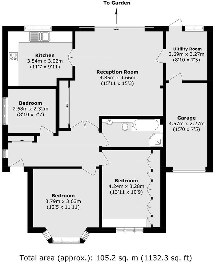 Hillside Road, Northwood floorplan