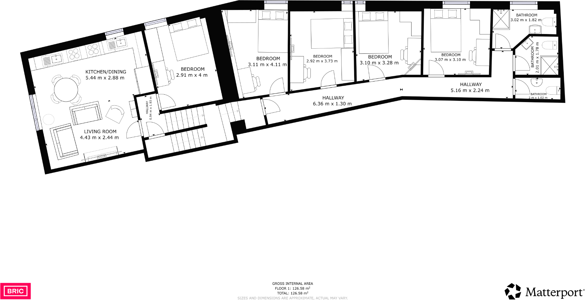 Flat 3, De La Beche Street, Swansea, Wales, SA1 floorplan
