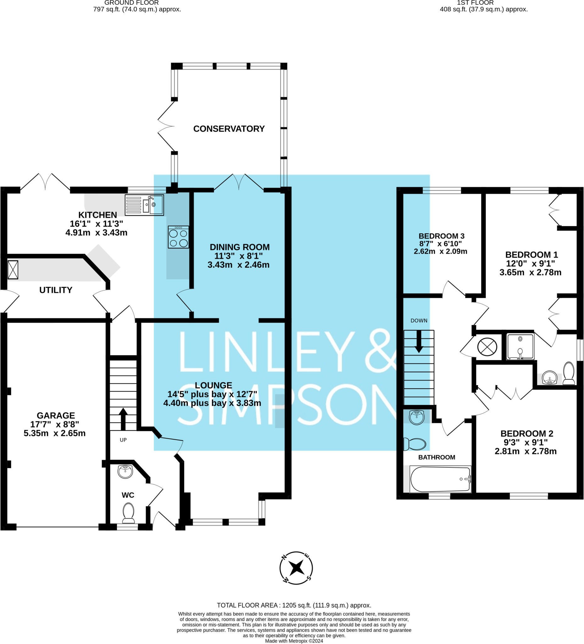 Harewood Close, Rawcliffe, York, YO30 floorplan
