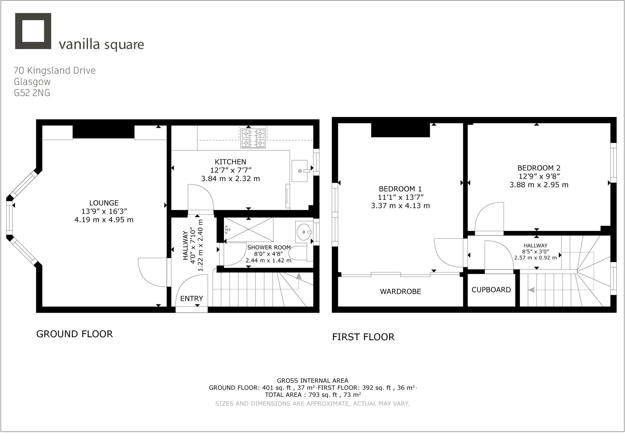 Kingsland Drive, Cardonald floorplan