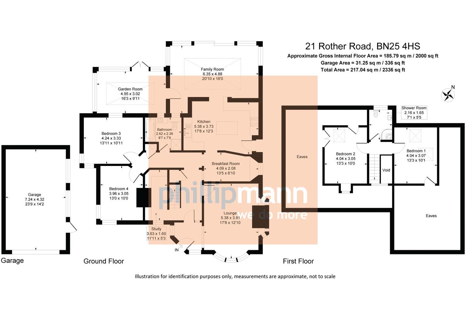 Rother Road, Seaford floorplan