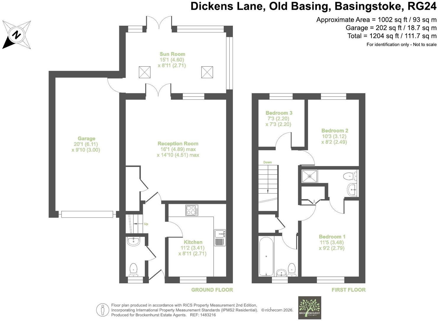 Dickens Lane, Old Basing RG24 7JB floorplan