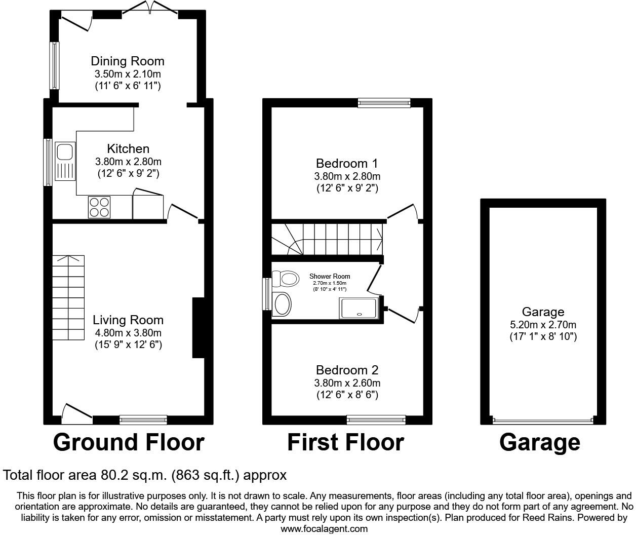 Meadow Brook Close, Normanton, West Yorkshire, WF6 floorplan