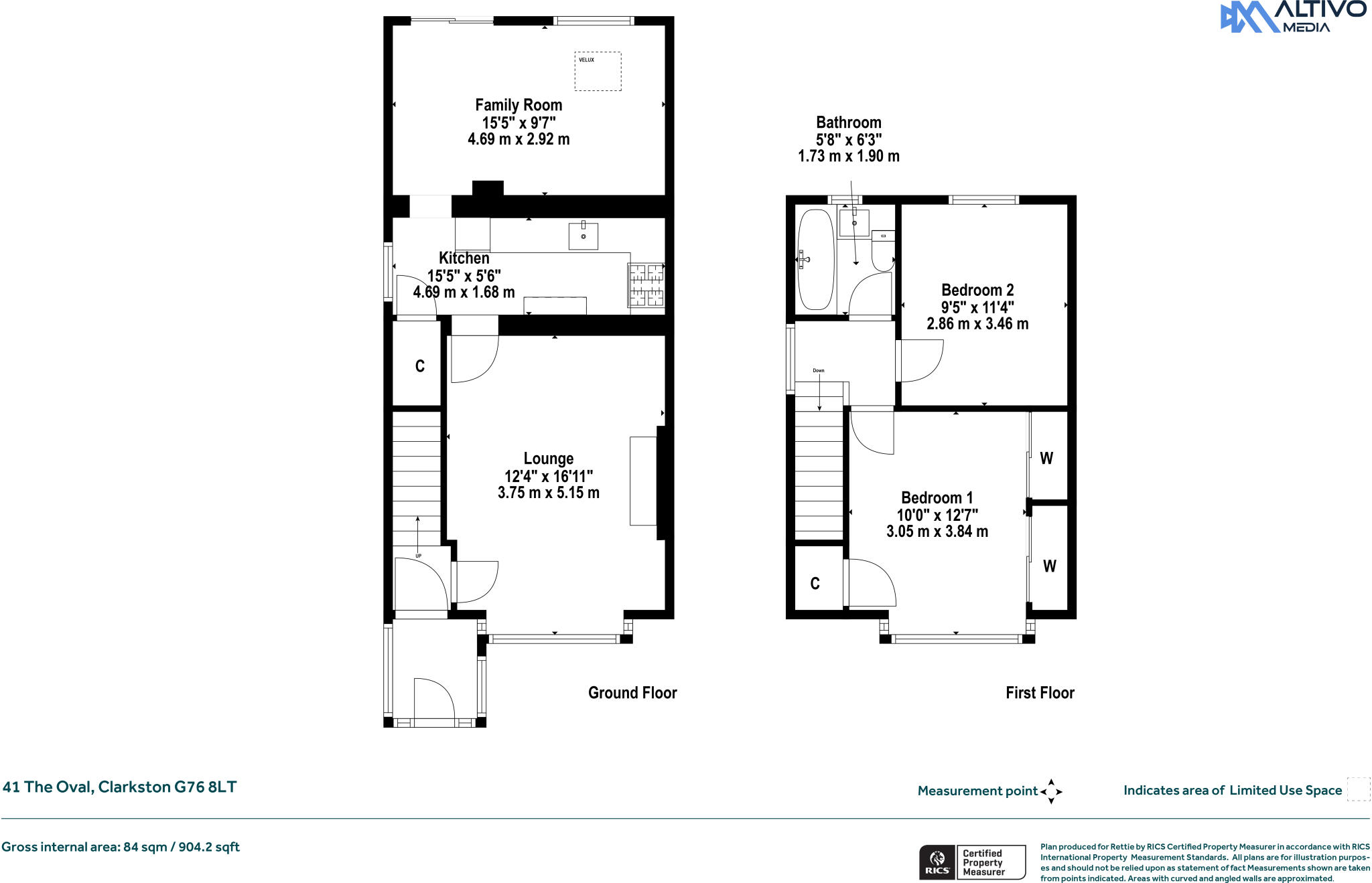 The Oval, Clarkston, Glasgow floorplan