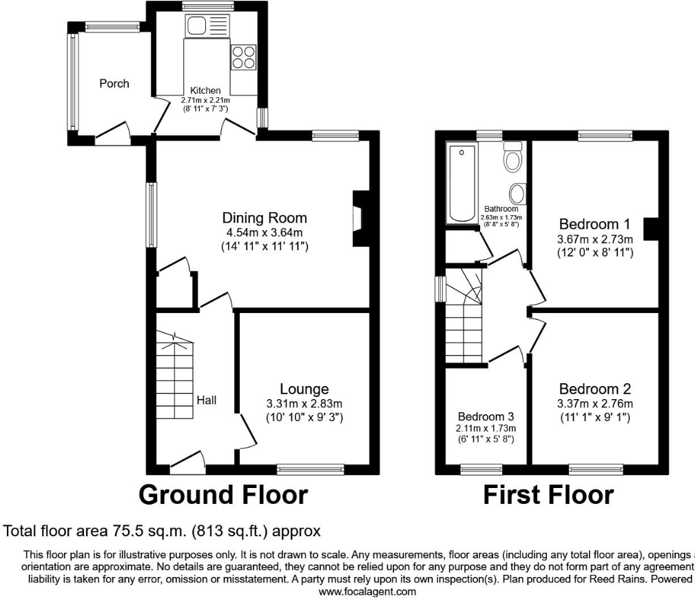 Stanley Street, Featherstone, Pontefract, West Yorkshire floorplan