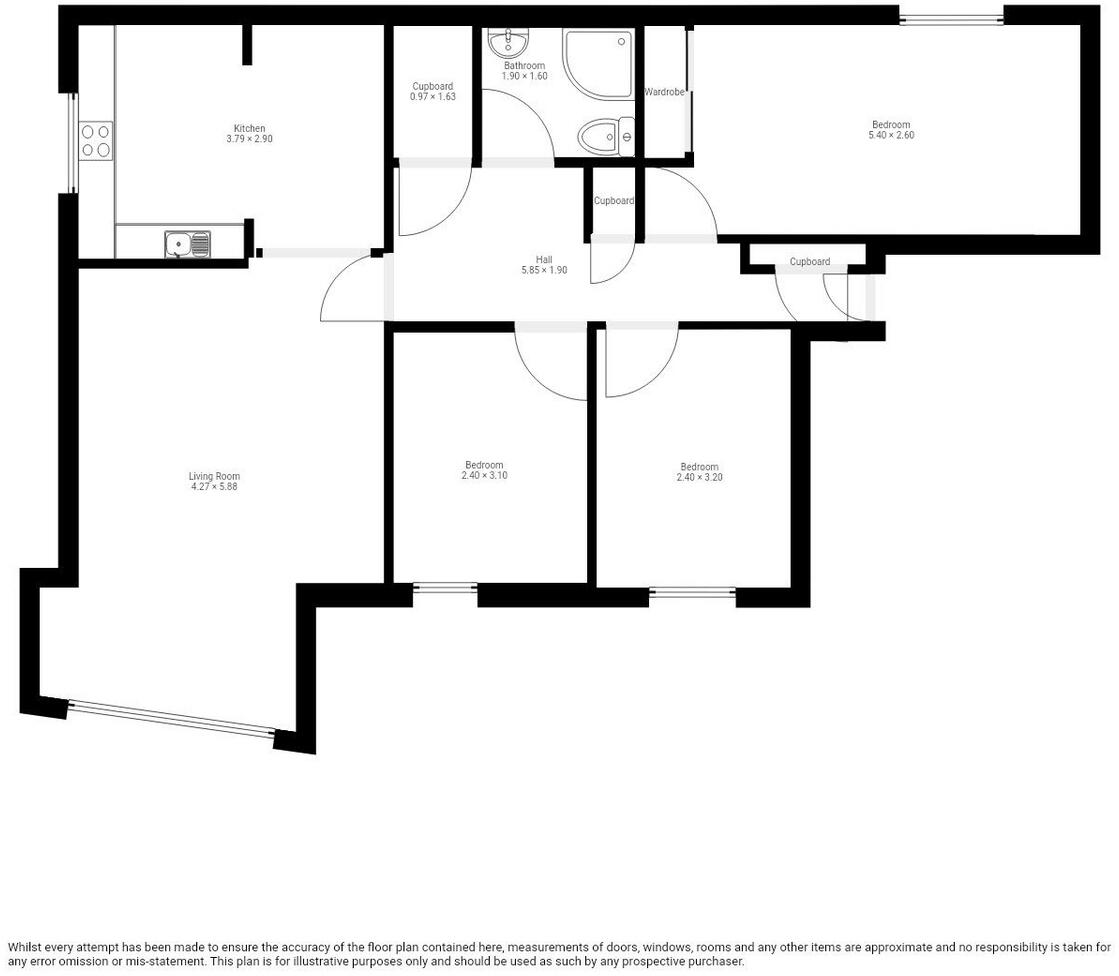 780, Tollcross Road, Glasgow, G32 floorplan