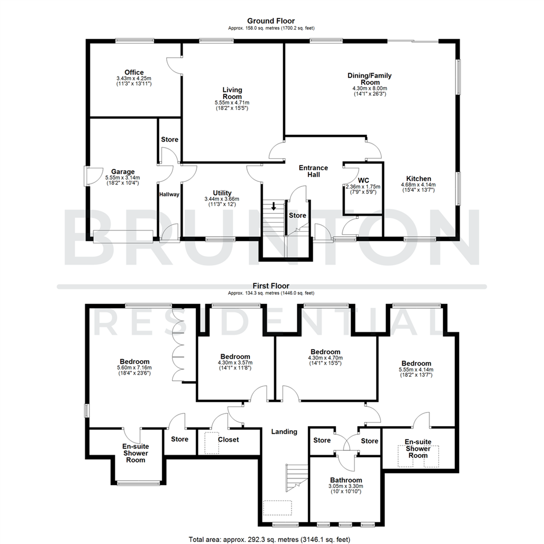 Carlton Close, Gosforth, NE3 floorplan
