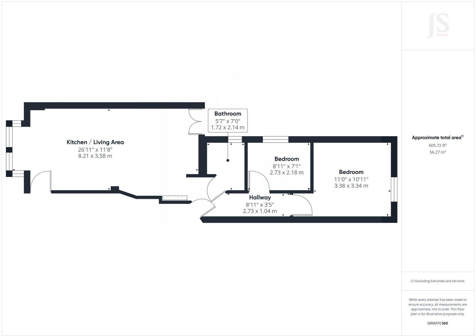 Tarring Road, Worthing, BN11 4HE floorplan